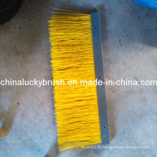 Brosse en fibre de bois jaune PP à la main (YY-274)